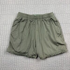 Nice Laundry Mesh Shorts Men Medium Green 4" Lined Lounge Casual Workout Pockets